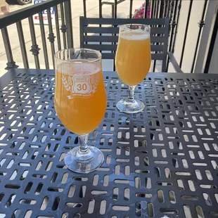 Citrus city wheat and Hazy Nation IPA