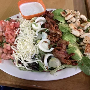 Chicken Cobb salad -massive