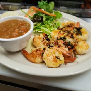 Camarones al mojo de ajo