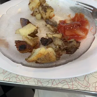 Home fries, cinnamon swirl French toast
