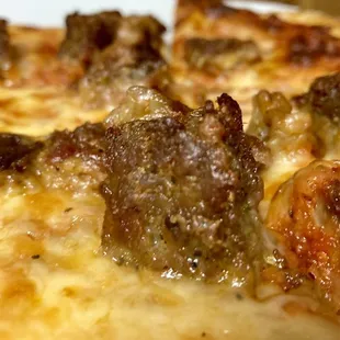 a slice of pizza