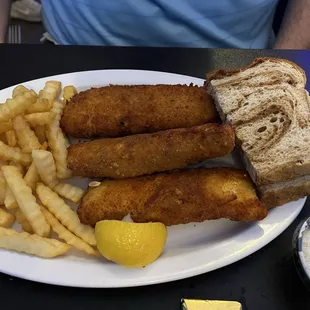 3 piece cod dinner