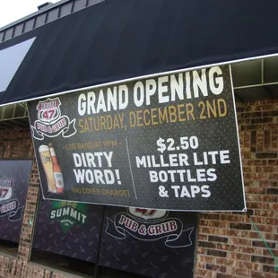 Bummer, we missed the grand opening party!