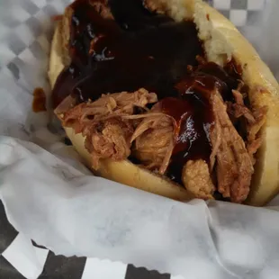Pulled pork.
