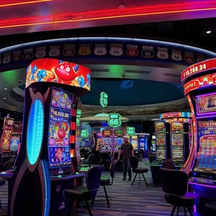 View in to a small section of the casino