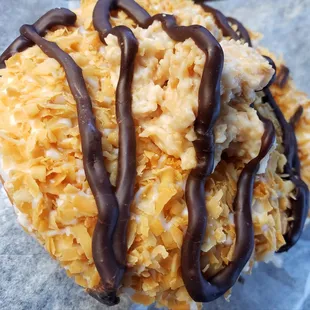 Coconut specialty donut