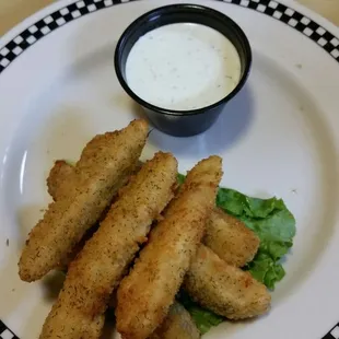 Fried Pickles w/ ranch