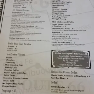 Desert menu 4/2021