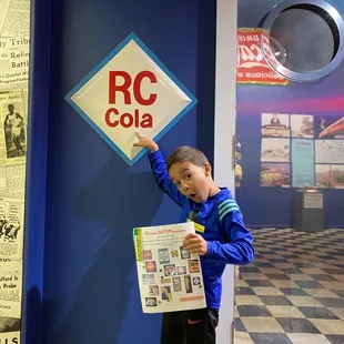 Preston found the RC Cola sign!!