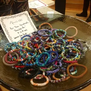 Japanese glass bead bracelets