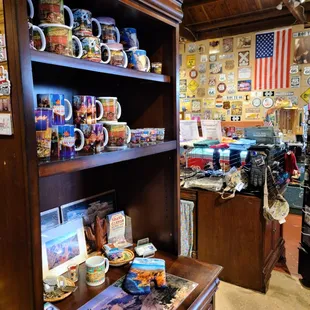 the inside of a store