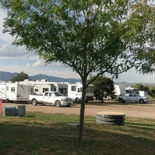 RV's and the view