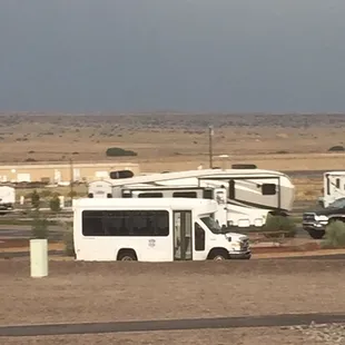 Shuttle to Casino or for Laguna burger at Pit Stop