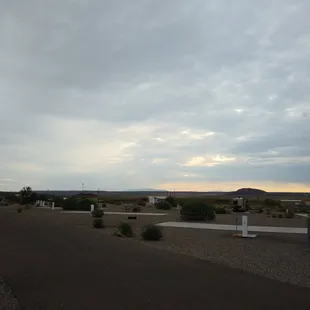 Large parking spots, spacious setting with nice views.