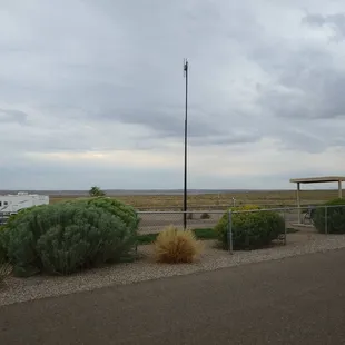 Just one of several fenced dog parks at the resort.
