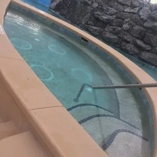 Hot tub was wonderful 104 degrees