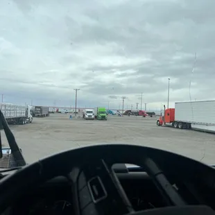 100s of free tractor trailer parking available, with amazing food