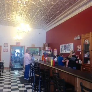 Took this while we were eating on 6/6/2015    Does not show the fun look of this place    They were busy - did not want to bother diners