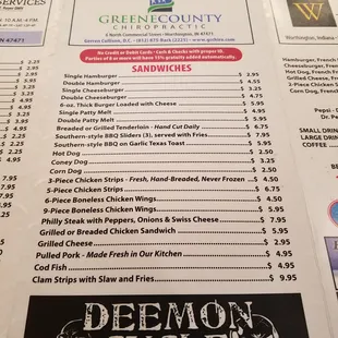 No credit/debit cards accepted:  cash and local checks only