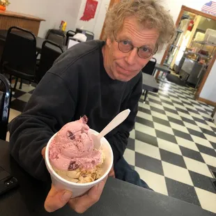 Black Cherry &amp; Sea Salt Caramel Cheesecake Ice Cream This alone is worth the trip