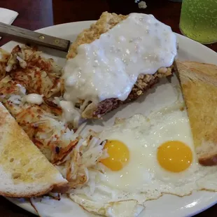 Country Fried Steak breakfast