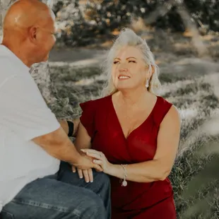 A couple's engagement session near Floresville, Texas.