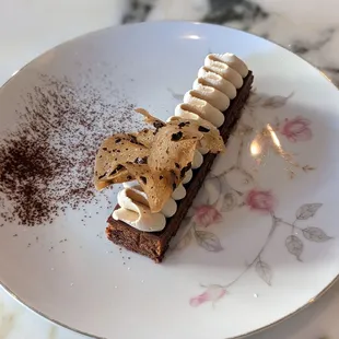 Chocolate and earl grey cake