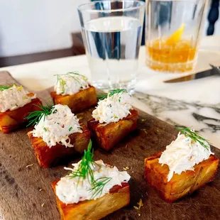 Dungeness crab pavé