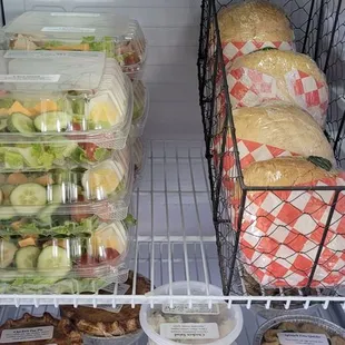 Lots of variety and freshly made. Come early for the best selection.