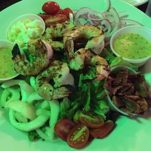 Cobb salad with rich creole honey mustard dressing! DELICIOUS!