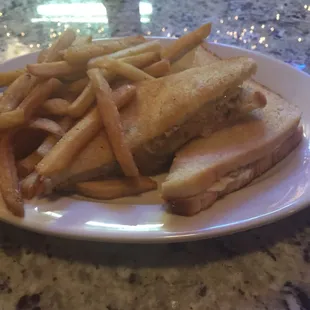 Crab grilled cheese