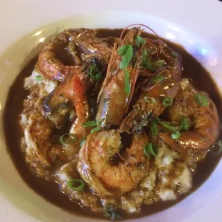 Louisiana BBQ Shrimp and Grits