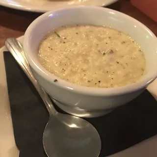 Andouille White Cheddar Grits