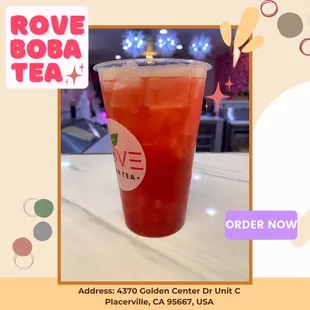 Every cup of milk tea is a work of art at Rove Boba Tea! We focus not only on taste but also on creating a beautiful experience for our d