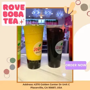 Milk tea is not just a drink, but also an experience at Rove! Beautiful, delicious and full of positive energy.