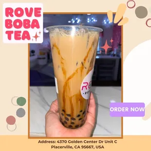 Explore the world of milk tea at Rove! We are proud to provide an enjoyable space where you can relax and enjoy the most delicious milk t