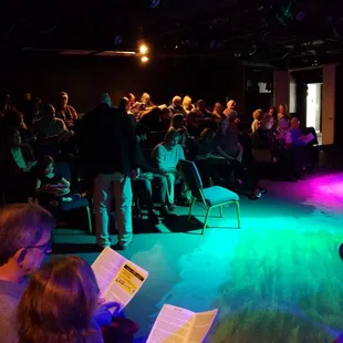 Getting ready for the 1st performance of 2020 Sherlock Holmes and the portal of time