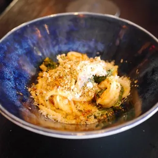 Shrimp spaghetti