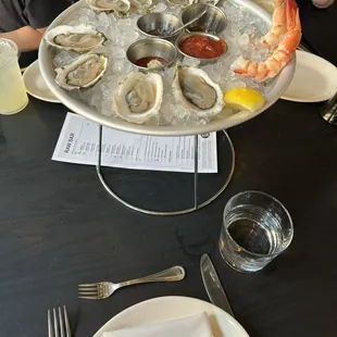 Oysters and Shrimp
