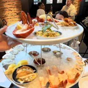 Seafood tower
