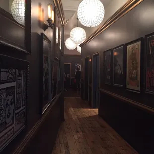 Hall of movie posters.