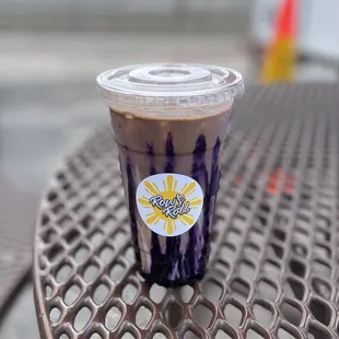 ube iced coffee