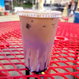 Ube Ice Coffee