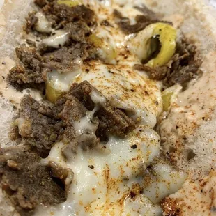 Cajun cheesesteak