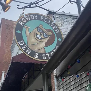 The adorable sign outside