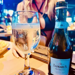 Nothing better than a bubbly glass of Prosecco to sip on after a days work  Thanks Alexis