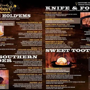 menu, sushi and sashimi