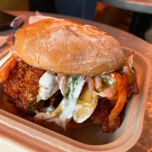 Big Rowdy chicken sandwich