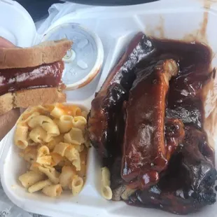 ribs, food, bbq ribs