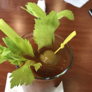 Bloody Mary before dinner